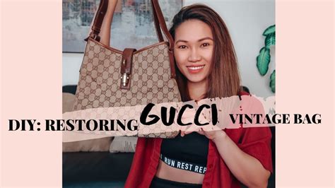 how to clean vintage gucci canvas bag|how to maintain luxury bags.